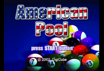 American Pool Title Screen